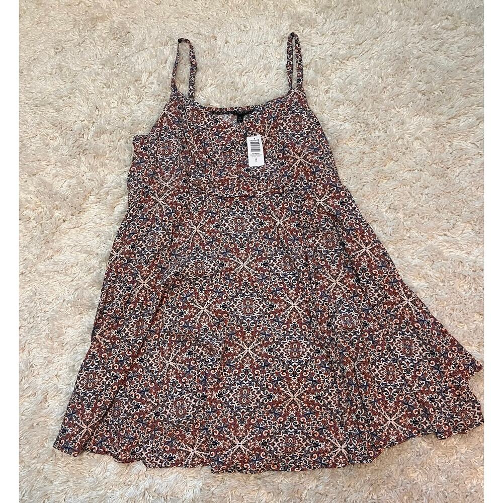 Torrid 4X Floral NWT Print Floral Babydoll Adjustable Straps Pockets Resort Wear